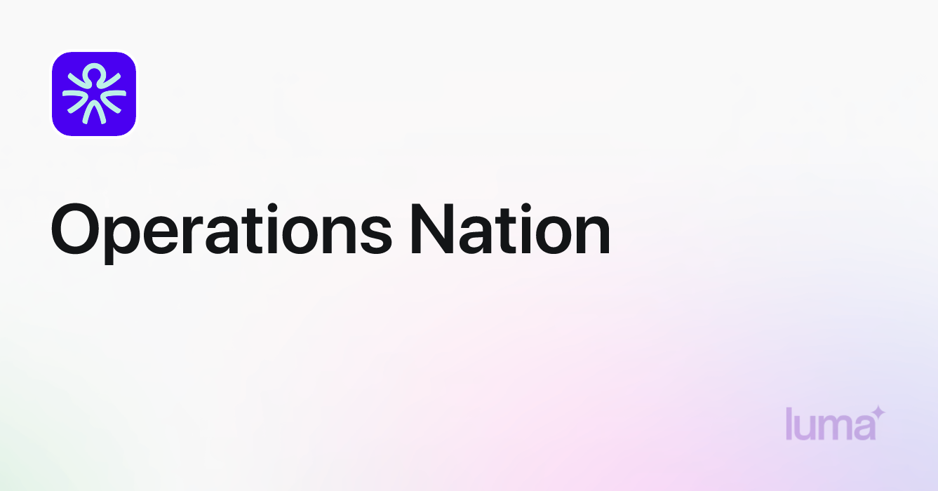 Operations Nation · Luma